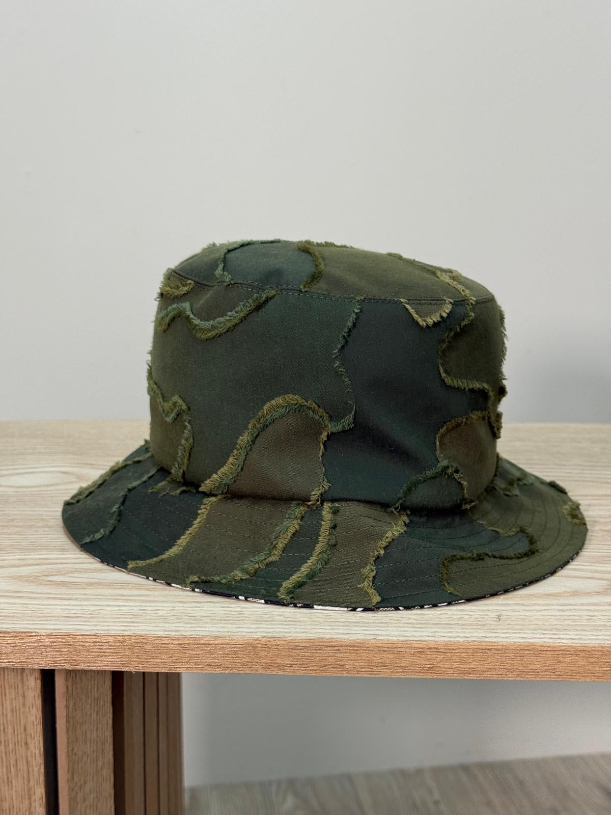 Dior Green Camouflage Bucket Hat - Size 58