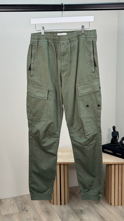Stone Island Khaki Cargo Track Pants - 32 Waist