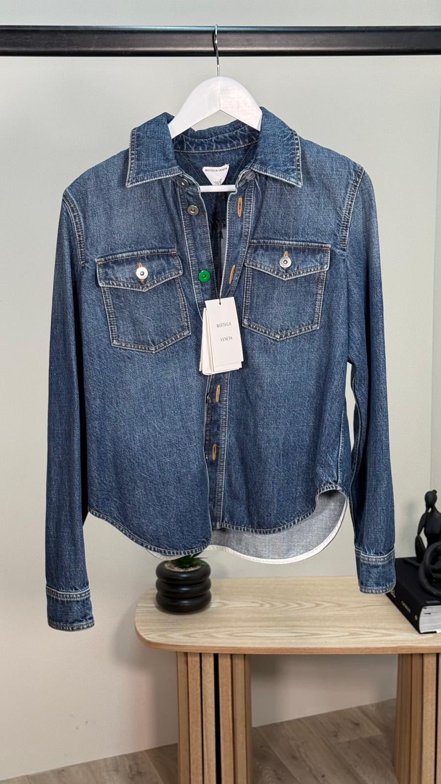 Bottega Veneta Washed Denim Shirt - 38/10