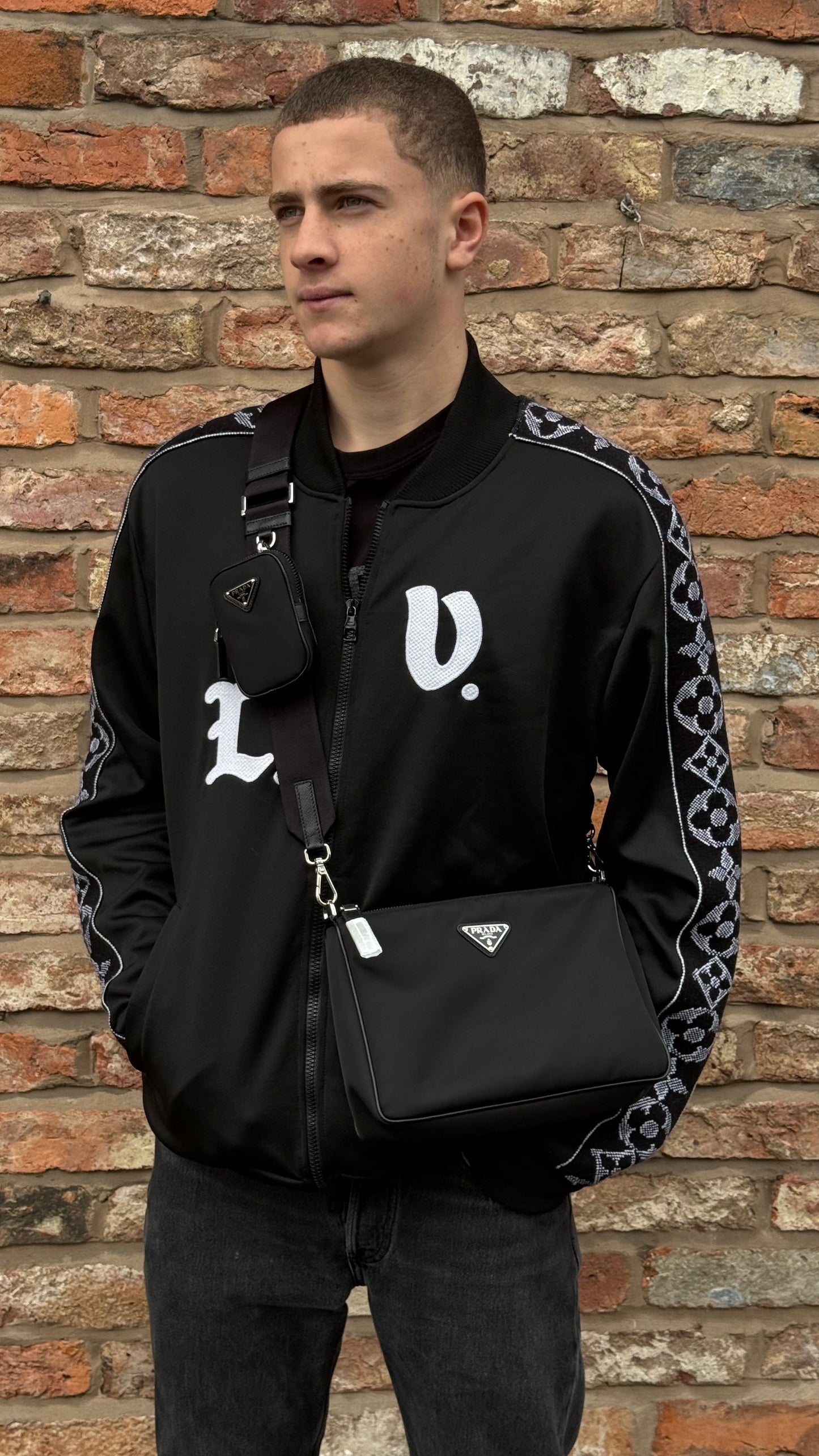 Prada Black Re Nylon Crossbody Bag- Brand New