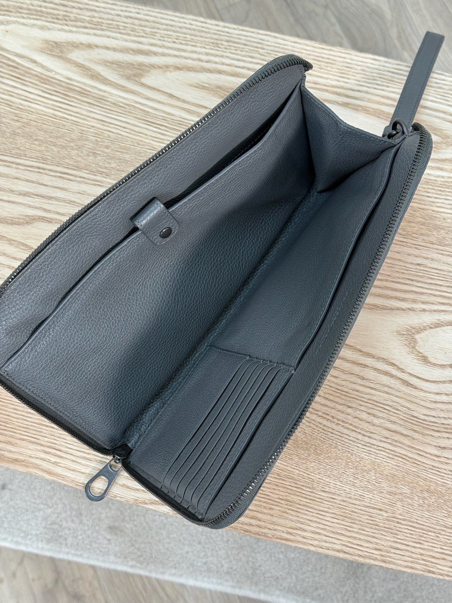 Bottega Veneta Grey Wallet pouch