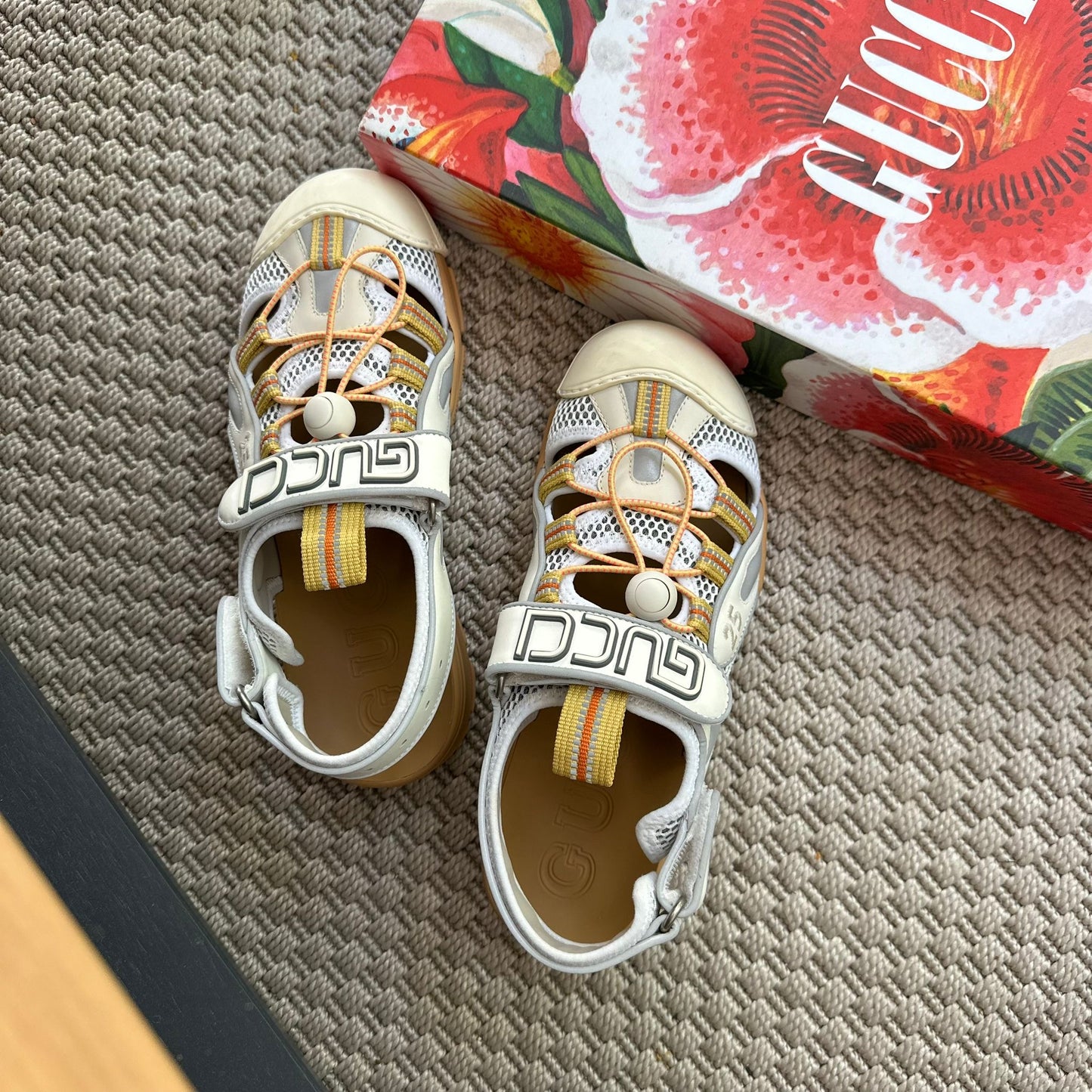 Gucci Tinsel Mesh Reflection Sandal Trainers – EU 38.5 / UK 5.5