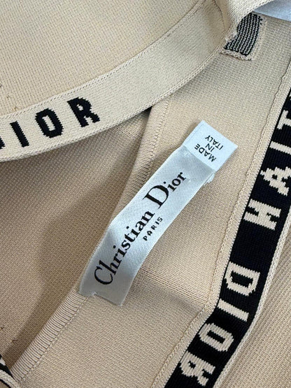 Dior Nude And Black Bralette High-Waisted Shorts Set - Large Top / Medium Pants