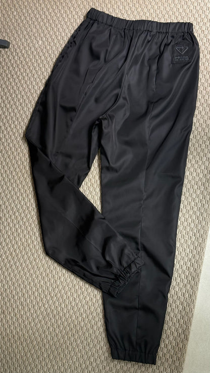 Prada Straight-Leg Re-Nylon Gabardine Trousers-42/Small