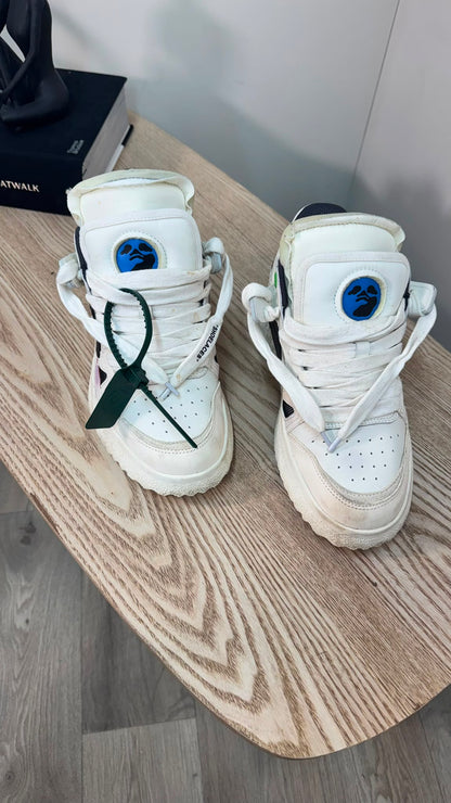 Off-White White & Black Out Of Office Trainers – EU40 / UK6