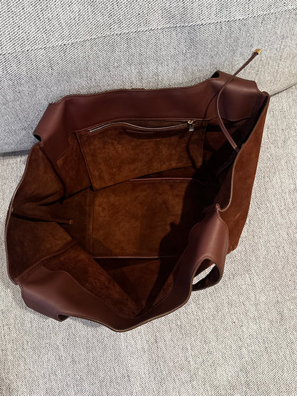Saint Laurent Le 5 À 7 Bea Suede Tote Bag