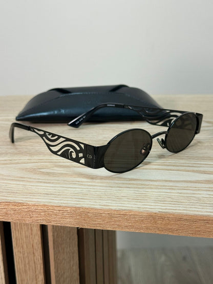 Dior Black Rave Cut-out Cd Sunglasses - One Size