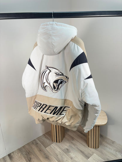 Supreme wildcat sideline puffer jacket  - Large