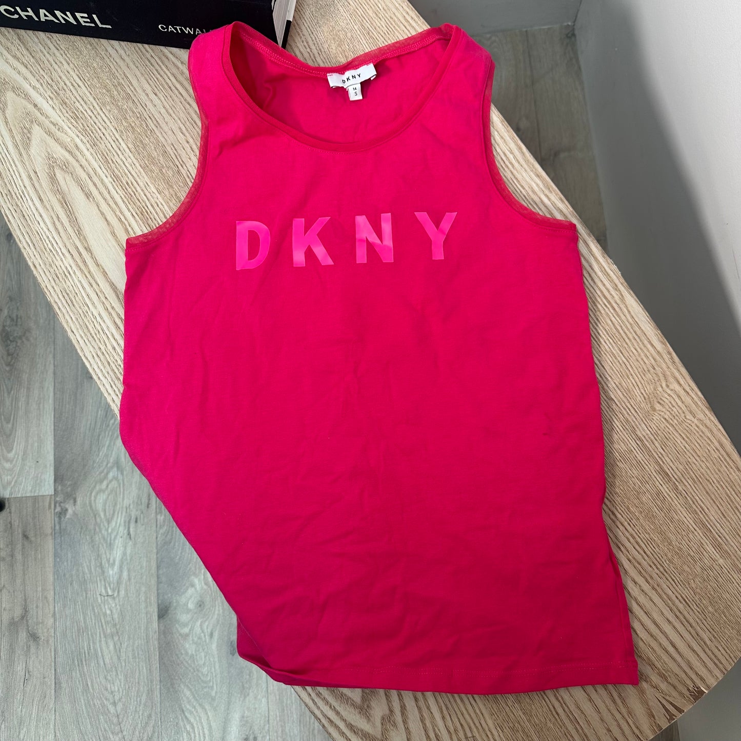 Kids DKNY Pink Vest – Age 14