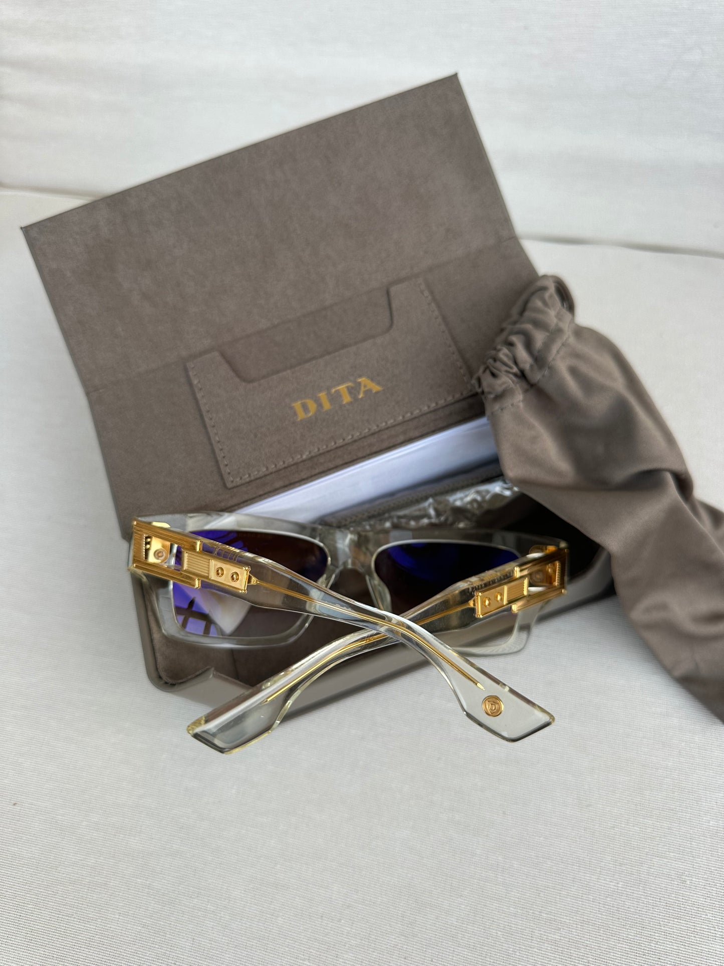 DITA Grandmaster- Seven Rectangular-Frame Acetate Sunglasses