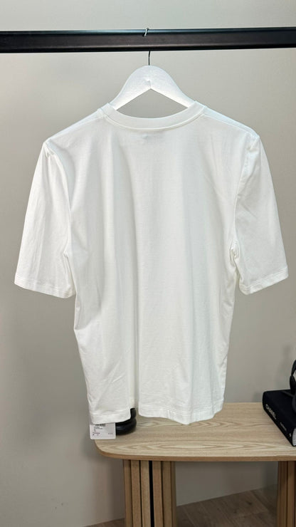 The Attico White Join Us Upstairs Plain T-shirt - Brand New IT 38/S-M