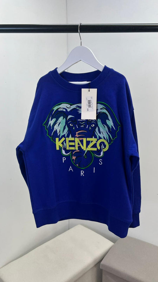 Kids Kenzo Blue Logo Jumper, Brand New In Tag  - Age 10