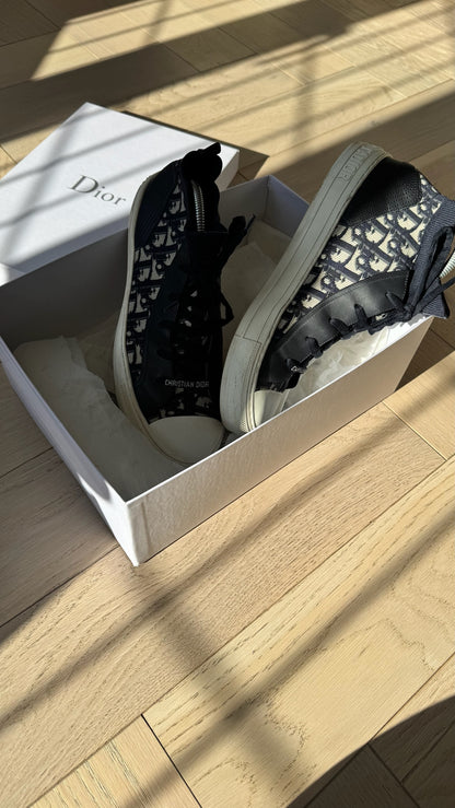 Dior Walk'N'Dior Deep Blue Oblique Trainers – EU 43/UK 9