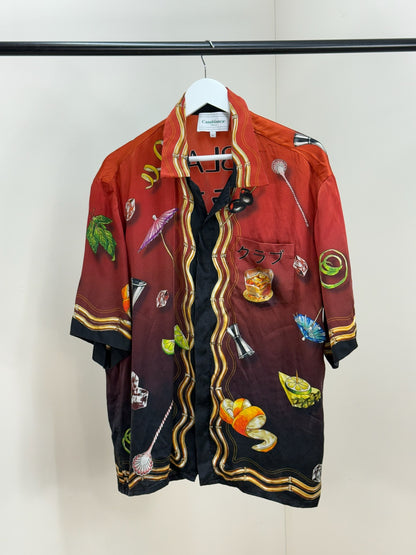 Casablanca Casa Club Sunset Silk Shirt - XL