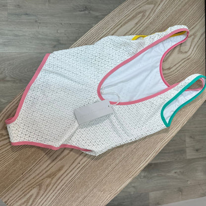 Kids Stella McCartney White Pink Green Butterfly Swimsuit – New In Tags Age 14