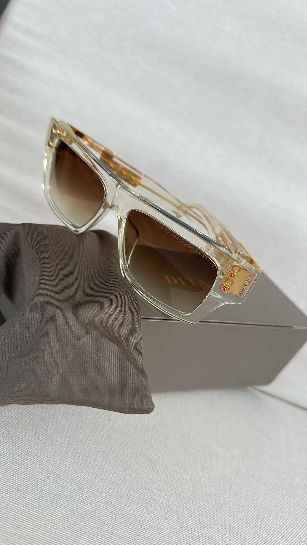 DITA Grandmaster- Seven Rectangular-Frame Acetate Sunglasses