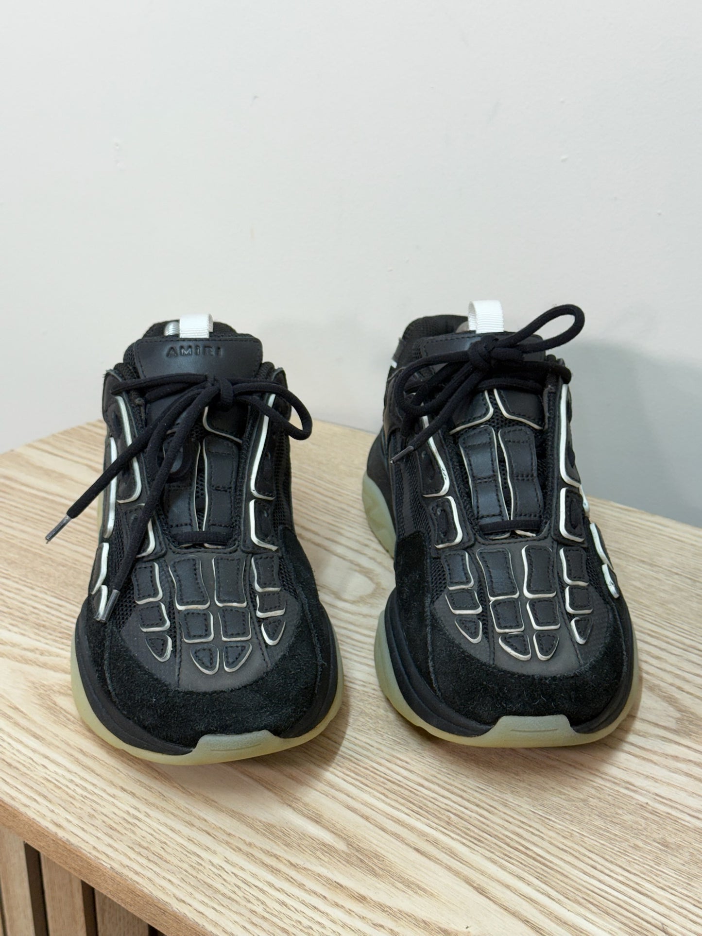 Amiri Black Bone Runner Trainers - Uk 9