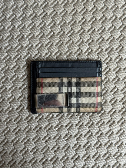 Burberry Chase Moner Clip Cardholder - One Size
