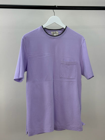 Hermes Lilac H Logo T-Shirt - medium
