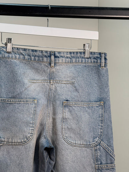 Courrégès Blue Denim Flared Jeans - Brand New In Tags 26