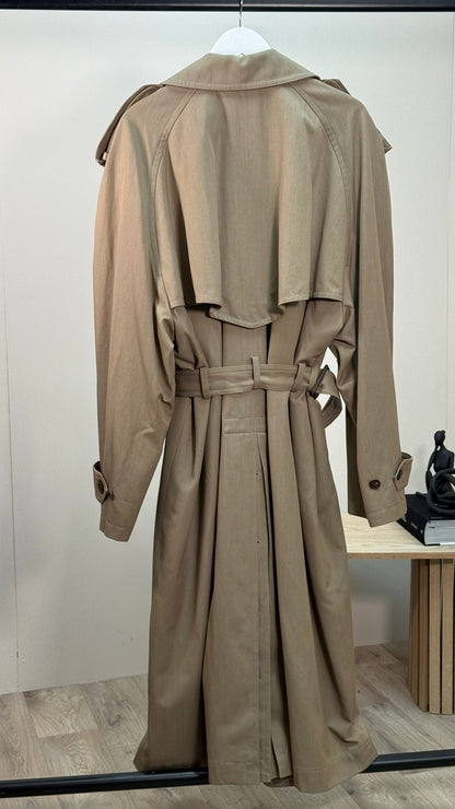 Balenciaga Beige Trench Coat - Size 2/UK10 Medium