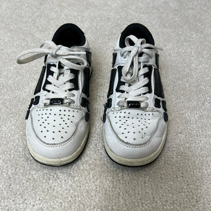 Kids Amiri White & Black Bone Trainers - EU 29