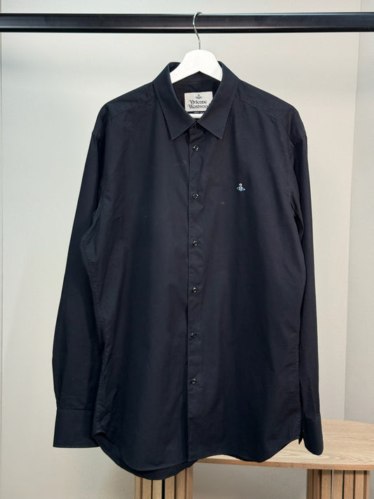 Vivienne Westwood Black Logo Shirt - 54-XL