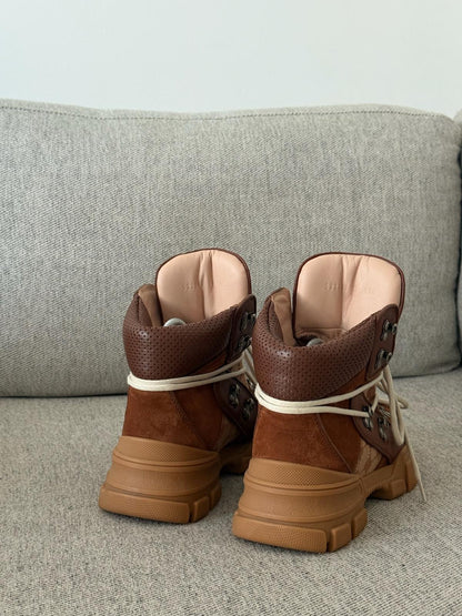 Gucci Flashtrek GG Sneaker boot, Brand New - 39/UK6