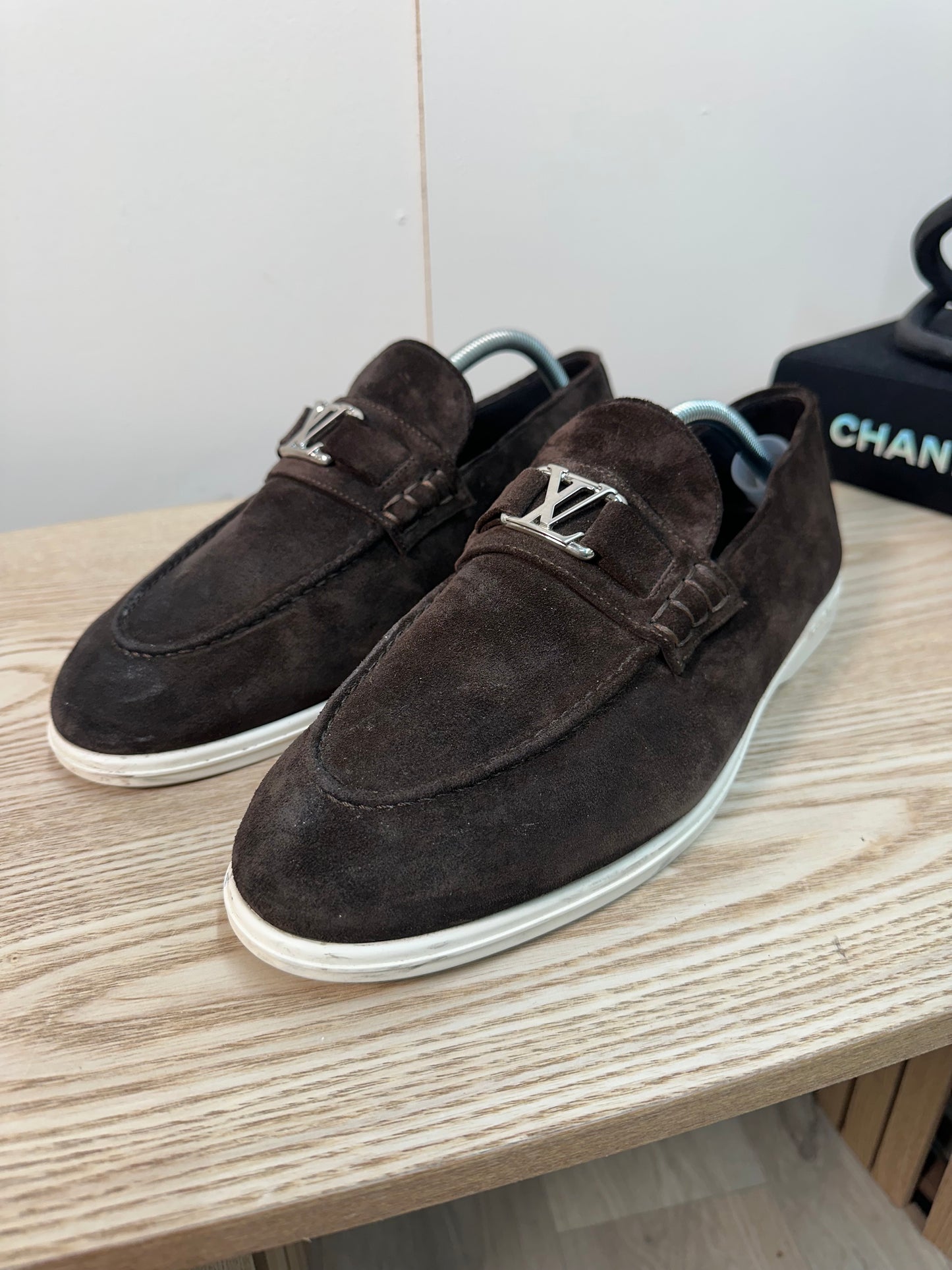 Louis Vuitton Brown Estate Loafers – 8.5