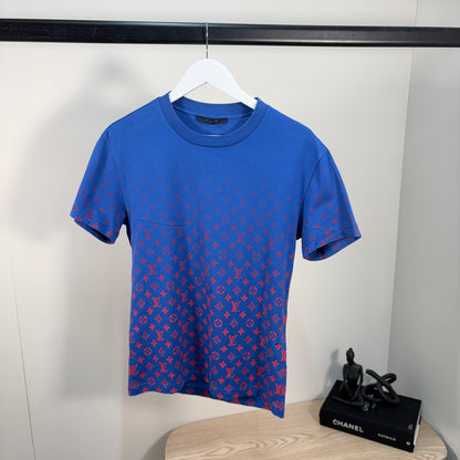 Louis Vuitton Blue Monogram T-Shirt – UK Small
