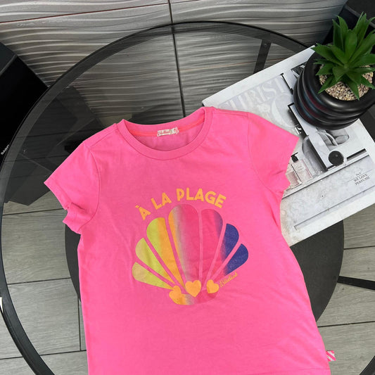 Kids BillieBlush Pink A LA Plage T-Shirt (Age 10)
