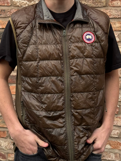 Canada Goose Khaki Padded HyBridge Lite Vest Gillet - XL