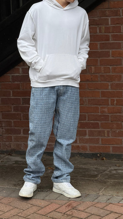 Louis Vuitton White Care Inside Out Hoodie - XXXXL