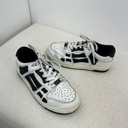 Kids Amiri White & Black Bone Trainers - EU 29