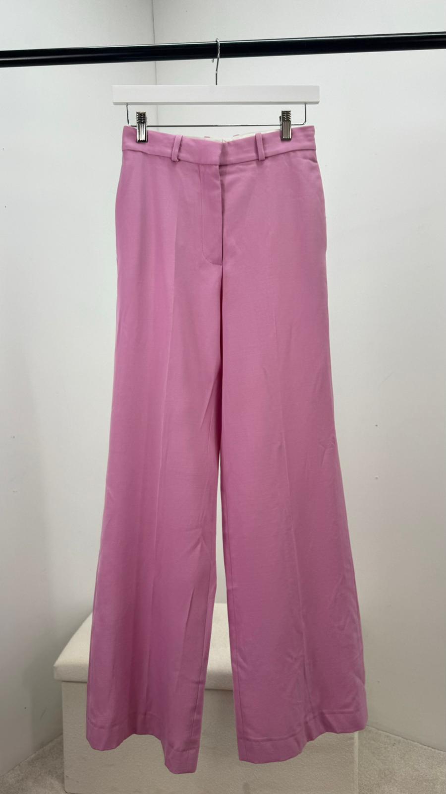 Stella McCartney Pink Straight Leg Trouser - Small
