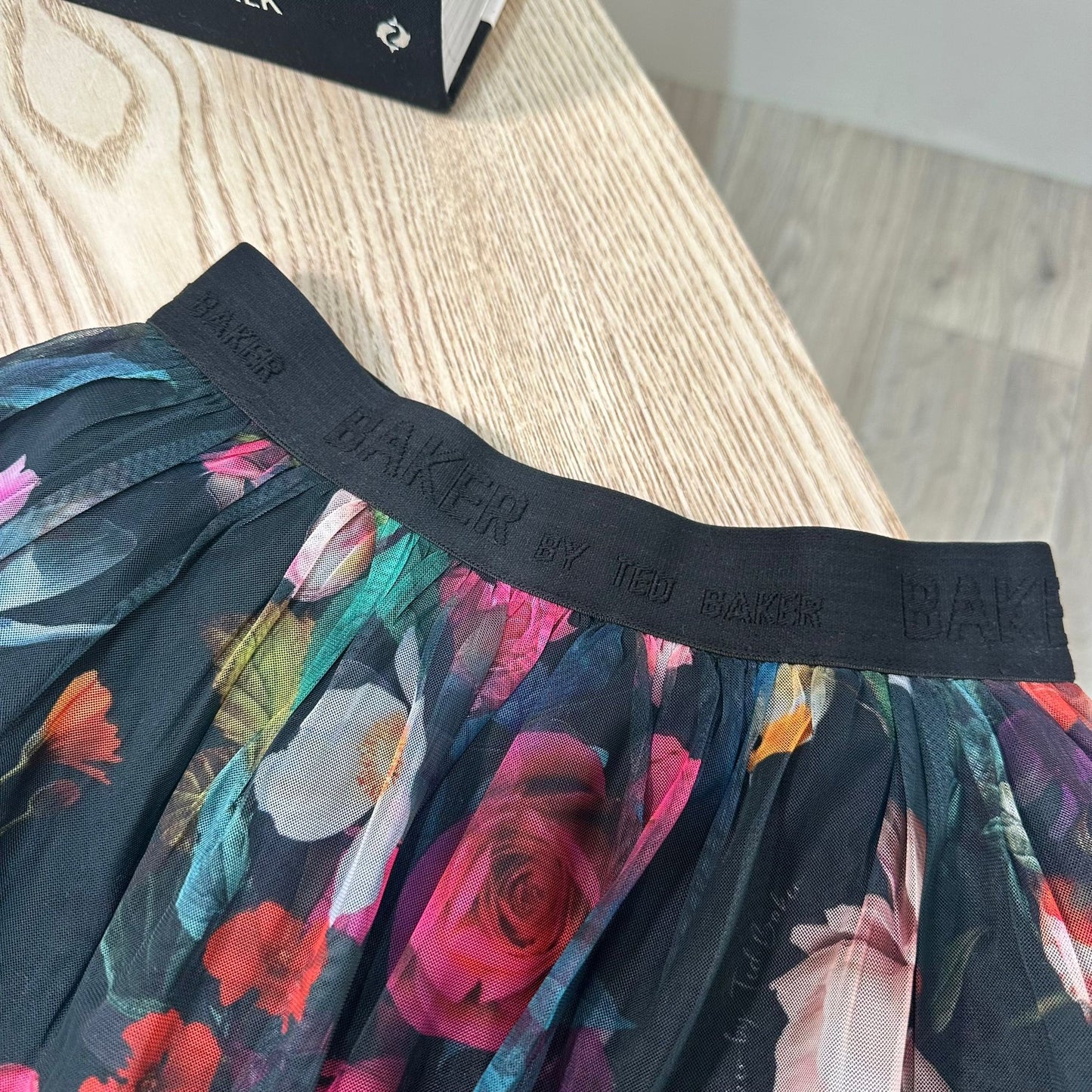 Kids Ted Baker Black Floral Skirt – Age 7