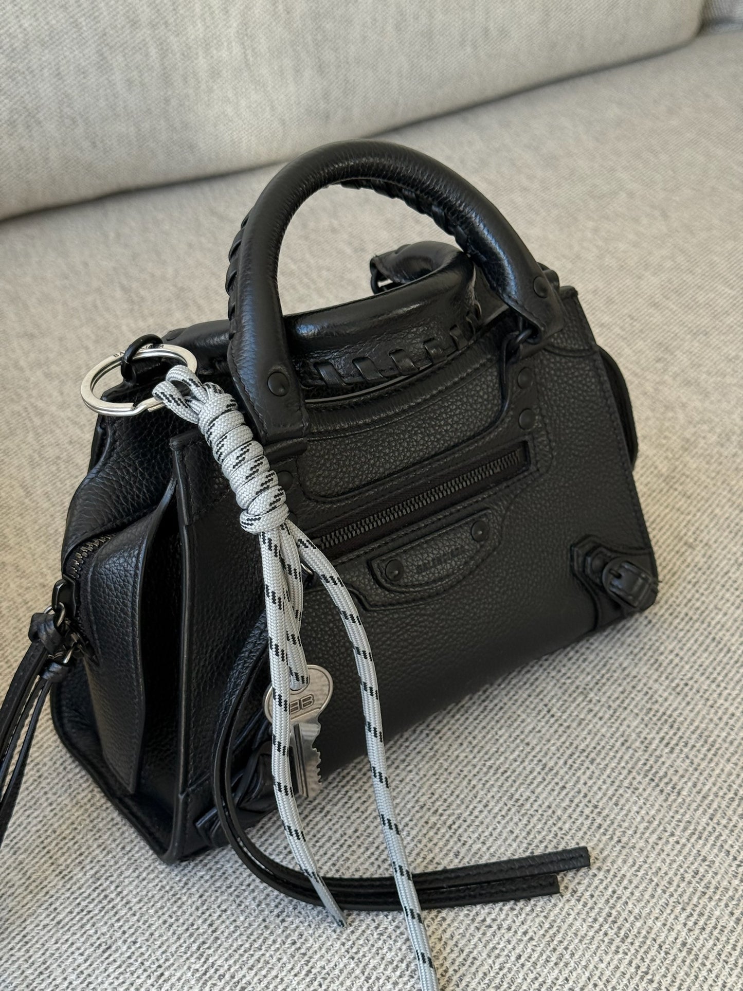 Balenciaga Grey Key Chain - One Size