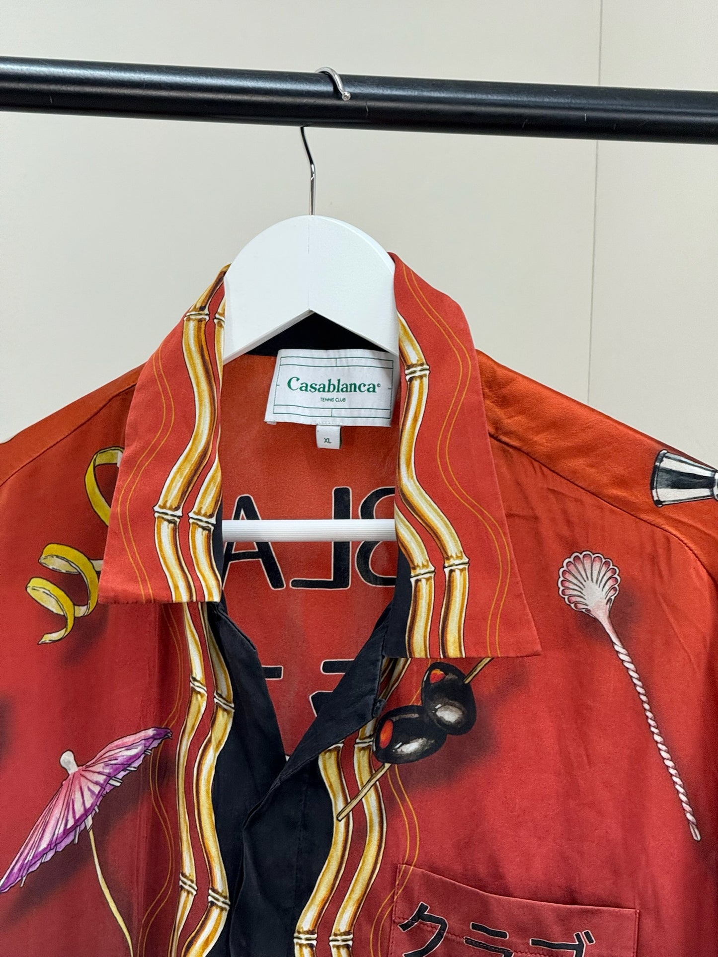 Casablanca Casa Club Sunset Silk Shirt - XL