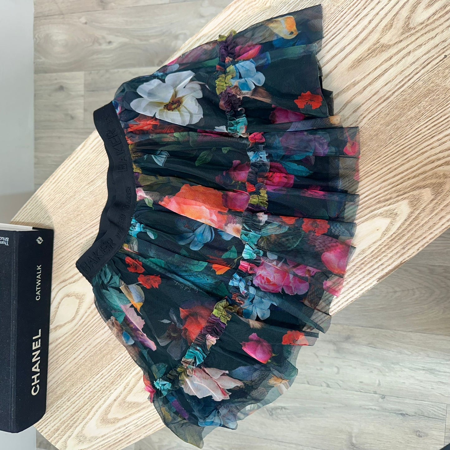 Kids Ted Baker Black Floral Skirt – Age 7