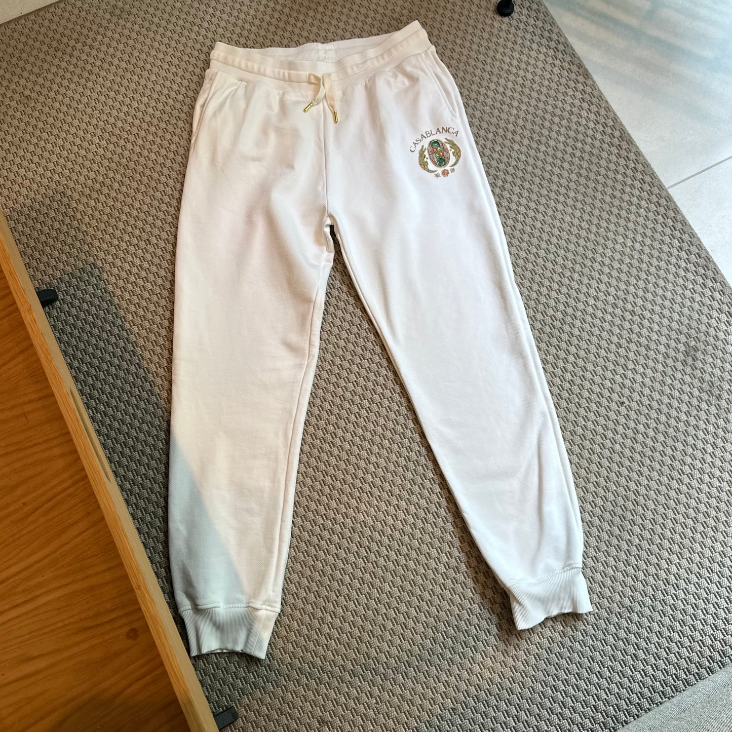 Casa Blanca Tennis Club WhiteJoyaux D'Afrique Embellished Tracksuit Set - L/XL