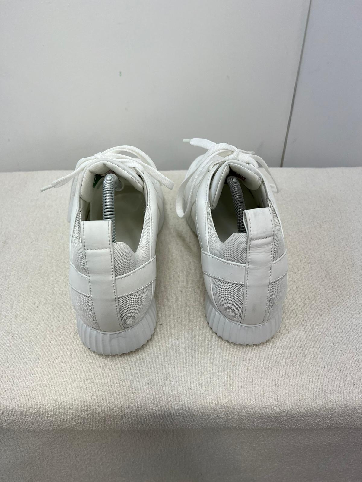 PHILLIP PLEIN White PP Predator Chunky Trainer - UK 8