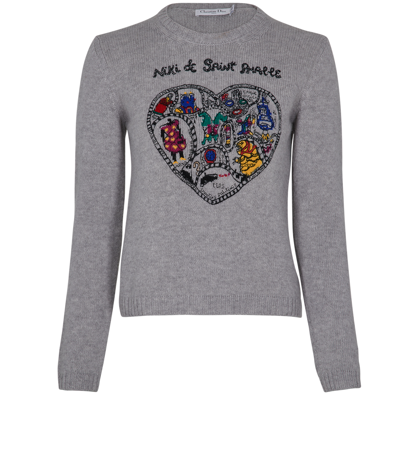 Dior Grey Cashmere Niki De Saint Phalle Jumper - 38 EU / UK 10