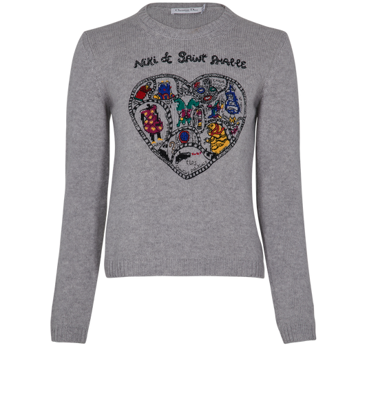 Dior Grey Cashmere Niki De Saint Phalle Jumper - 38 EU / UK 10