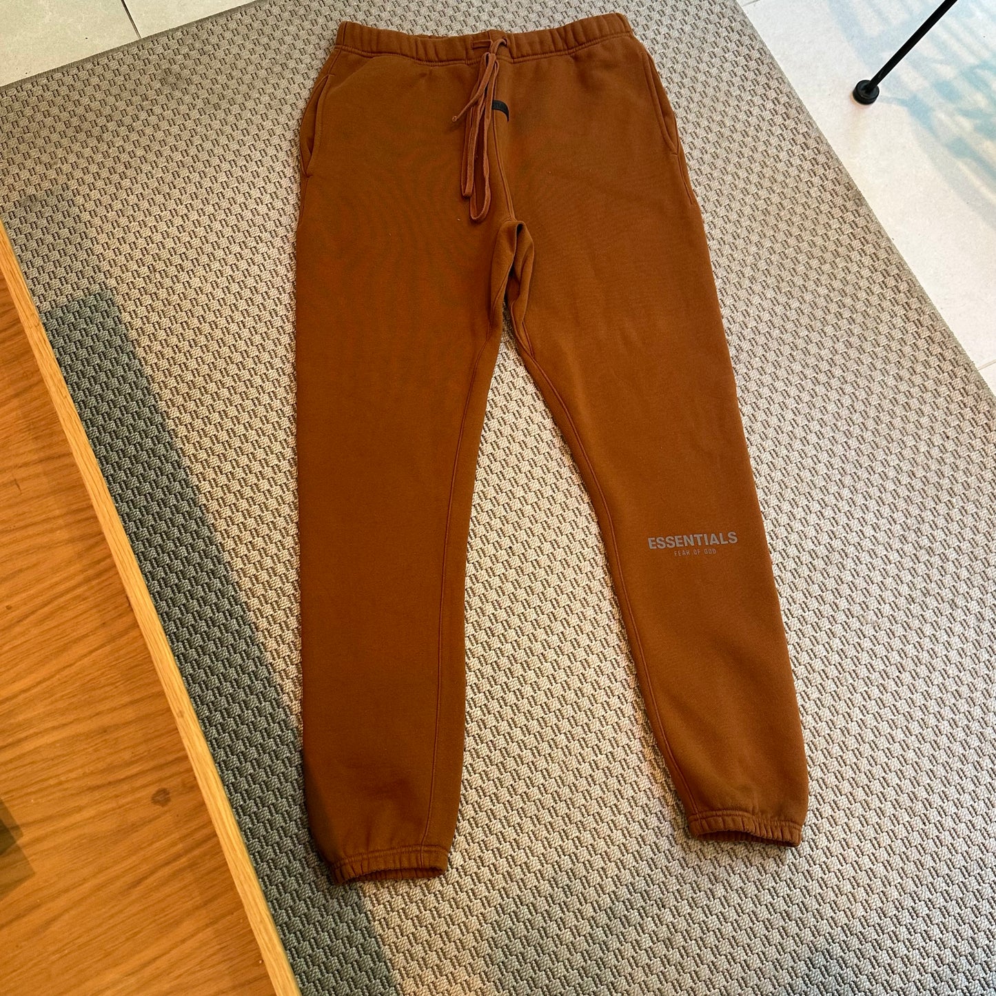 Fear Of God Essentials brown / burnt orange tracksuit  - Medium