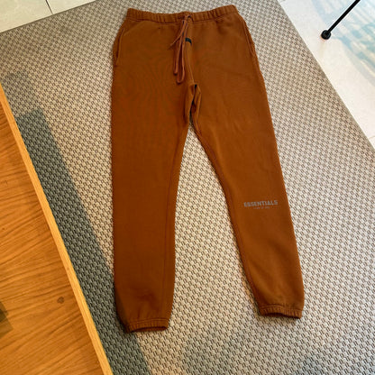 Fear Of God Essentials brown / burnt orange tracksuit  - Medium