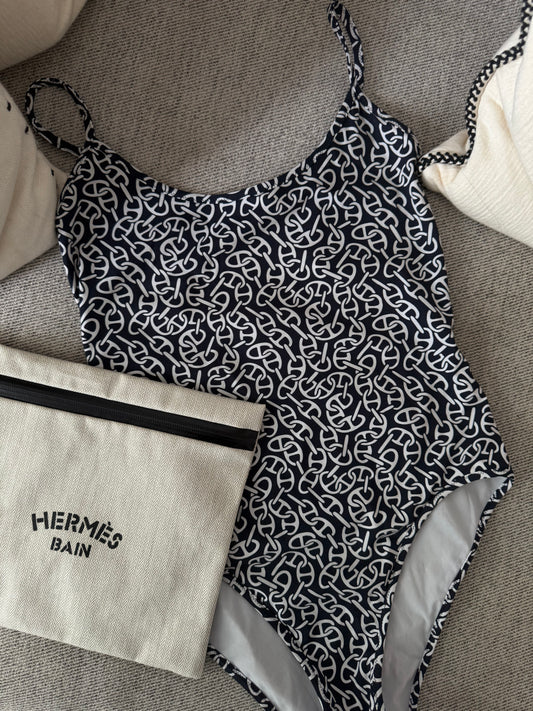 Hermes Naoussa one piece swimsuit - UK 8