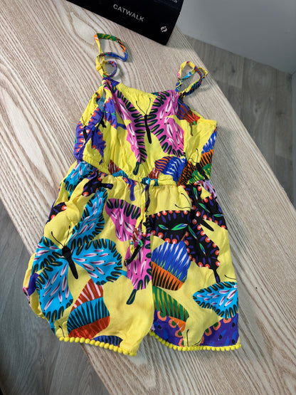 Kids Desigual Yellow Print Playsuit – Age 3-4