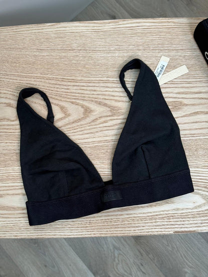 Skims Soot Logo Bralette - New in Tags Medium