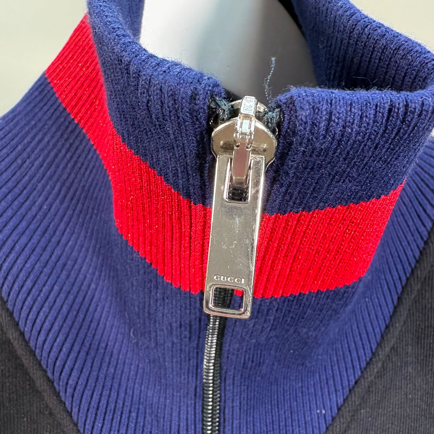 Kids Gucci Navy Zip-Up Jacket – Age 10