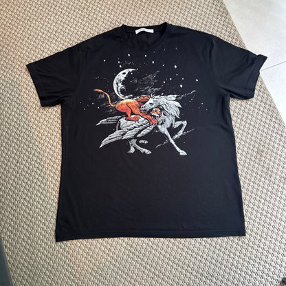 Givenchy Men's black studio home podium logo T-shirt - XL